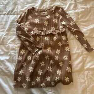 Grayson Collective Brown and Cream Sweater